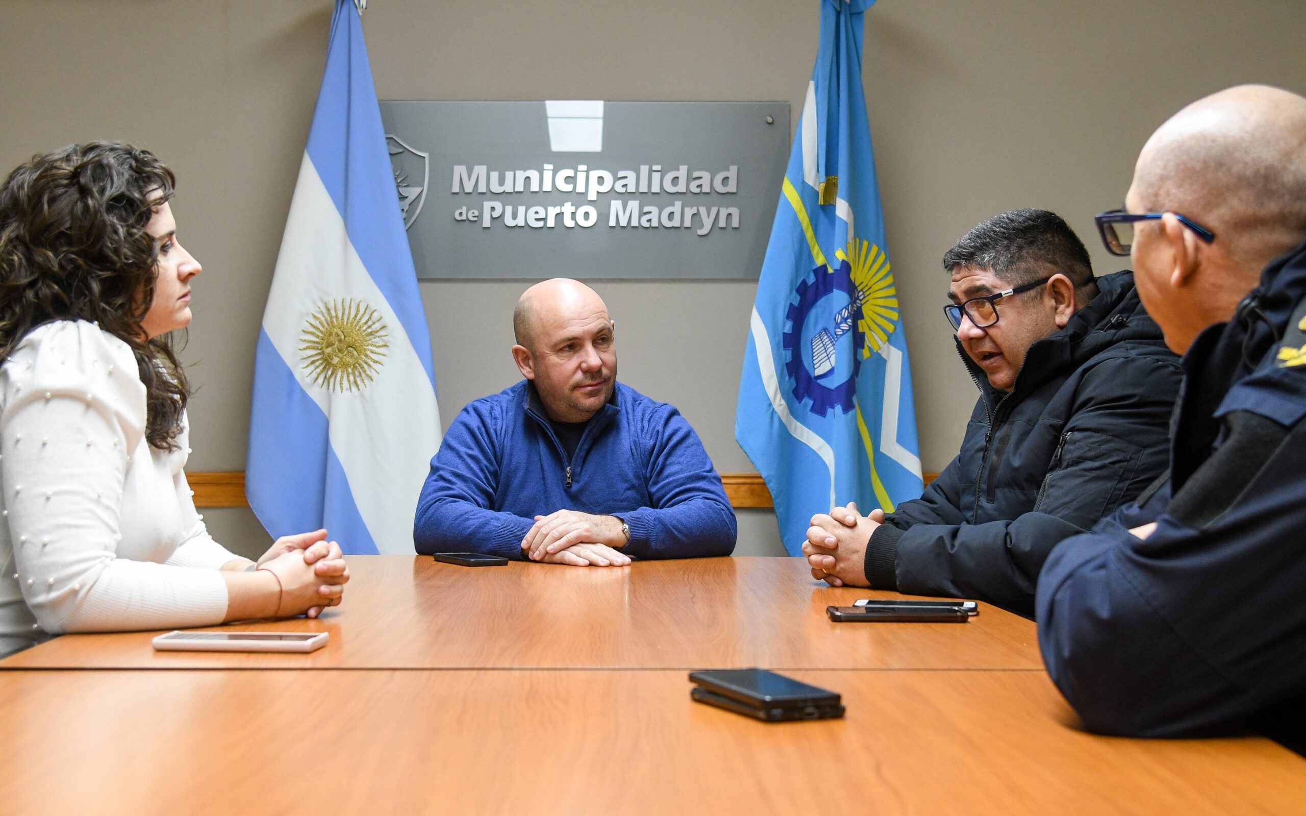 SASTRE RECIBIÓ AL JEFE DE LA UNIDAD REGIONAL DE LA POLICÍA DEL CHUBUT Y CONFIRMÓ QUE SE SEGUIRÁ TRABAJANDO ARTICULADAMENTE