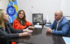 EL INTENDENTE RECIBIÓ EN EL MUNICIPIO A LA DIPUTADA NACIONAL TOLOSA PAZ