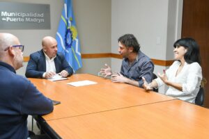 SASTRE RECIBIÓ A LOS ORGANIZADORES DEL MAFICI Y LES RATIFICÓ EL ACOMPAÑAMIENTO DEL MUNICIPIO
