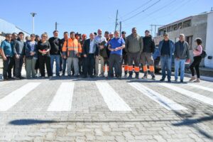 SASTRE DESTACÓ LA PAVIMENTACIÓN DE LA CALLE MISIONES
