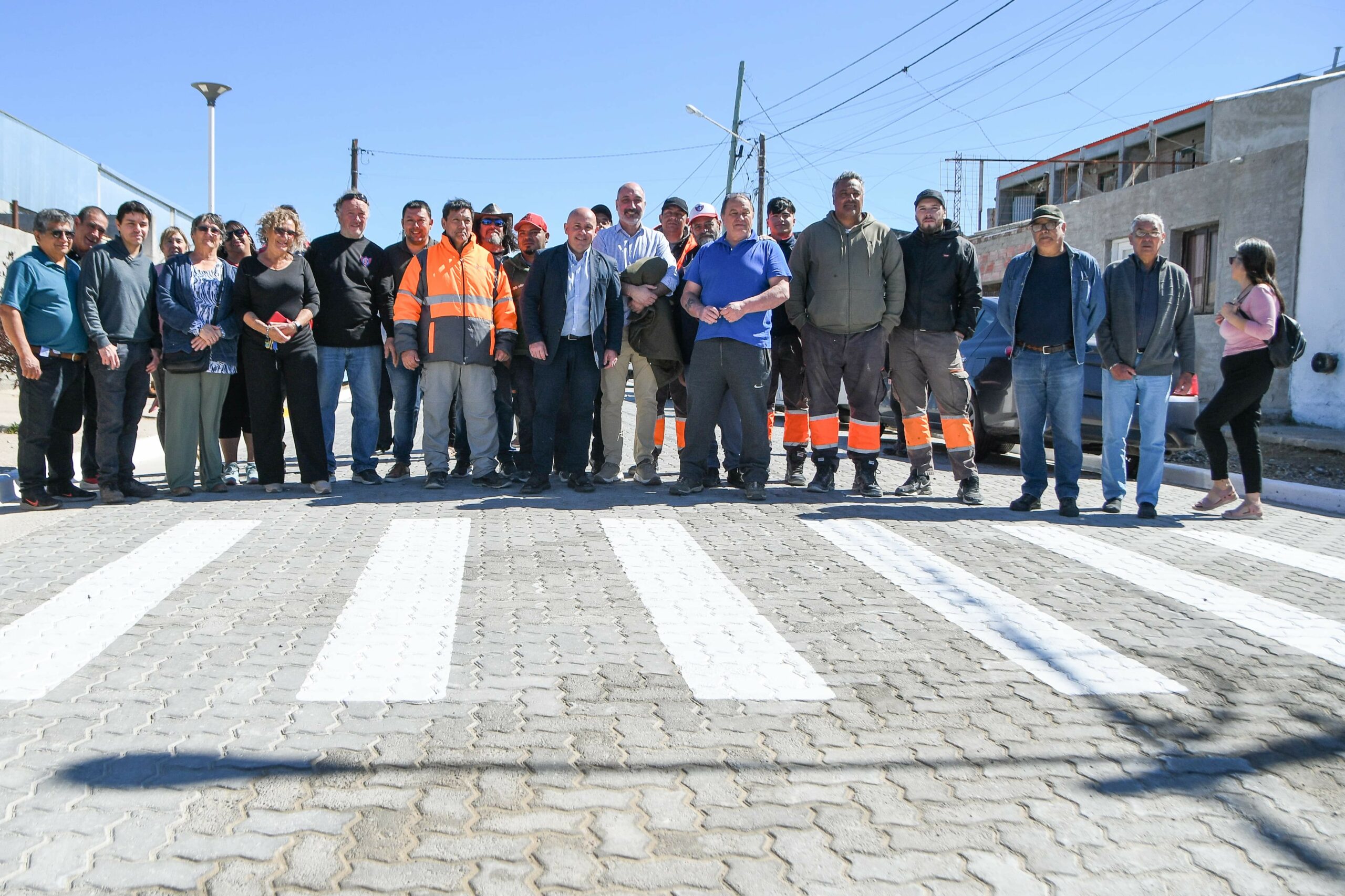 SASTRE DESTACÓ LA PAVIMENTACIÓN DE LA CALLE MISIONES