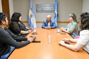 EL INTENDENTE RECIBIÓ A LAS REFERENTES PROVINCIALES DE LA ASOCIACIÓN DE TRABAJADORES DE LA SANIDAD ARGENTINA
