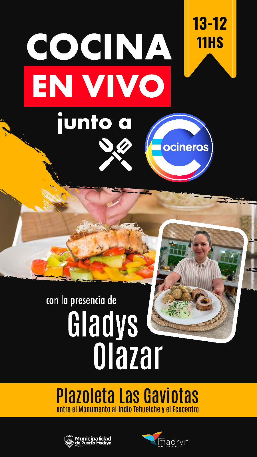 MADRYN SE PROMOCIONARÁ EN COCINEROS ARGENTINOS