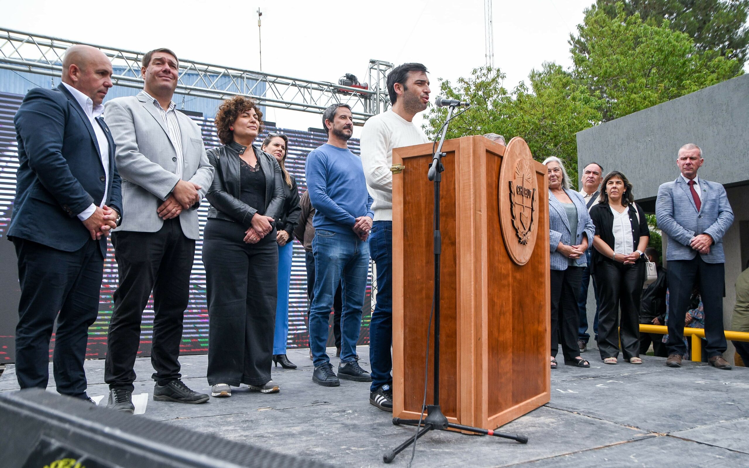 SASTRE PARTICIPÓ DE LA PRESENTACIÓN DE LA SUBZONA FRANCA DE TRELEW