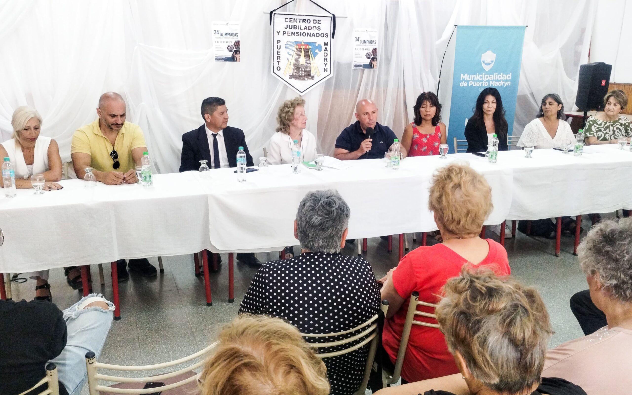 SASTRE PRESENTÓ LA 34ª EDICIÓN DE LAS OLIMPÍADAS PARA LA TERCERA EDAD