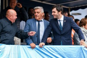 SASTRE ACOMPAÑÓ AL GOBERNADOR TORRES Y AL INTENDENTE GÓMEZ EN LOS 100 AÑOS DE GOBERNADOR COSTA