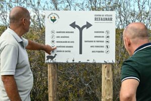 SASTRE VISITÓ EL CENTRO DE RESCATE REFAUNAR, EL PRIMER Y ÚNICO CENTRO DE REHABILITACIÓN DE FAUNA SILVESTRE DE LA PATAGONIA
