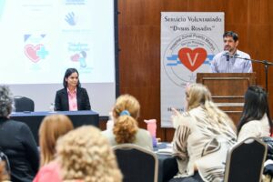 EL VICEINTENDENTE ACOMPAÑÓ A LAS DAMAS ROSADAS EN LA PRESENTACIÓN DE JORNADAS INCLUSIVAS