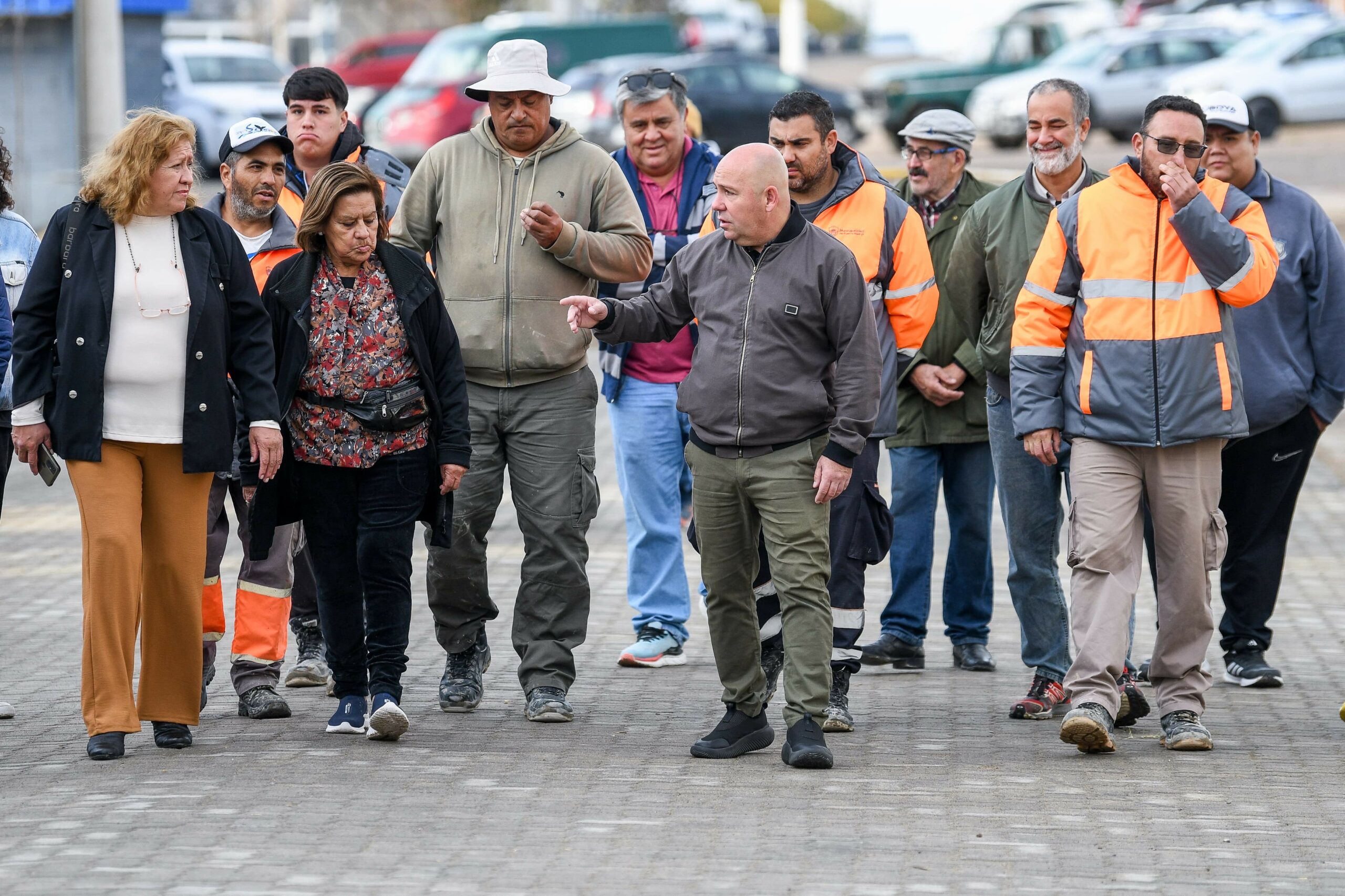 AVANZA EL PLAN DE ADOQUINADO EN LOS DISTINTOS SECTORES DE PUERTO MADRYN