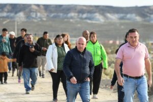 SASTRE RECORRIÓ LA CONSTRUCCIÓN DEL NUEVO CIRCUITO DE BICICROSS EN EL BARRIO PRESIDENTE PERÓN