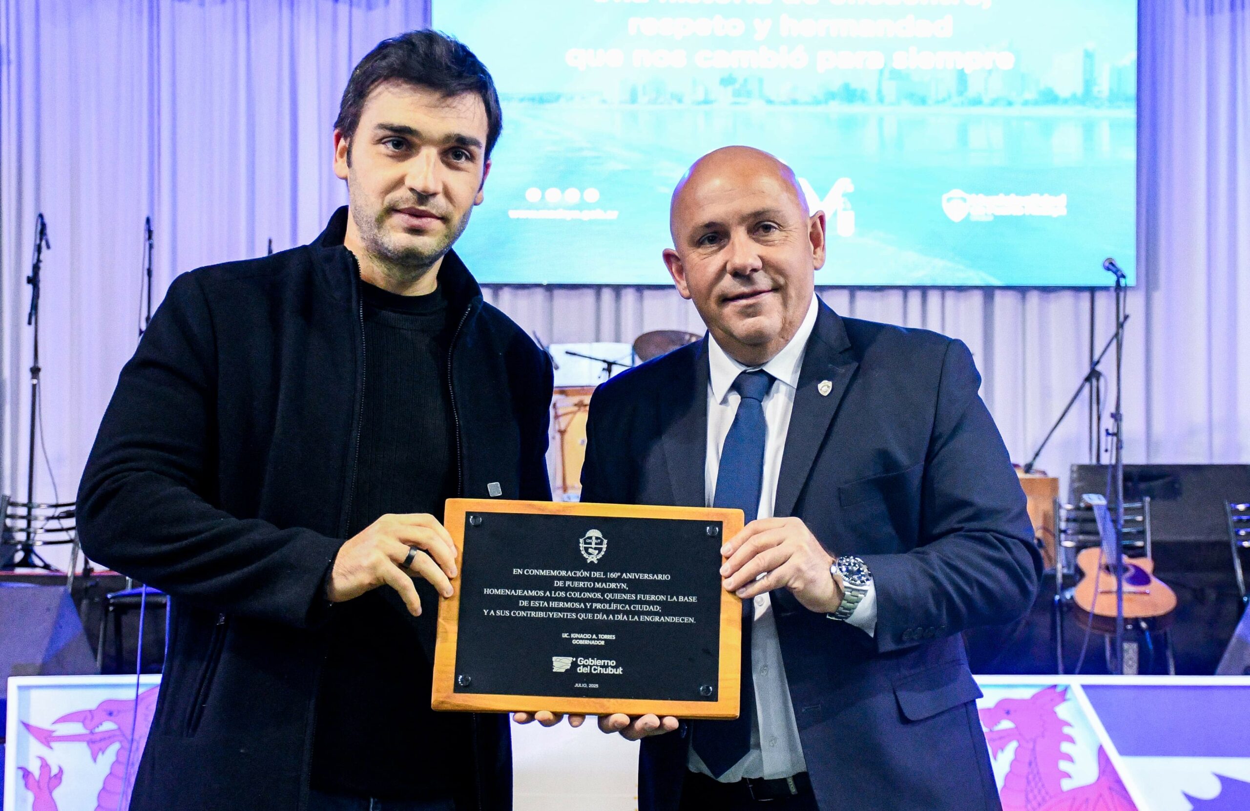 PUERTO MADRYN CONMEMORÓ SUS 160 AÑOS: EL GOBERNADOR CONFIRMÓ LA CONSTRUCCIÓN DE LA CIRCUNVALACIÓN GESTIONADA POR EL INTENDENTE
