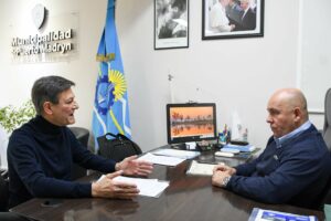 SASTRE RECIBIÓ AL DIPUTADO PROVINCIAL FABIÁN GANDÓN