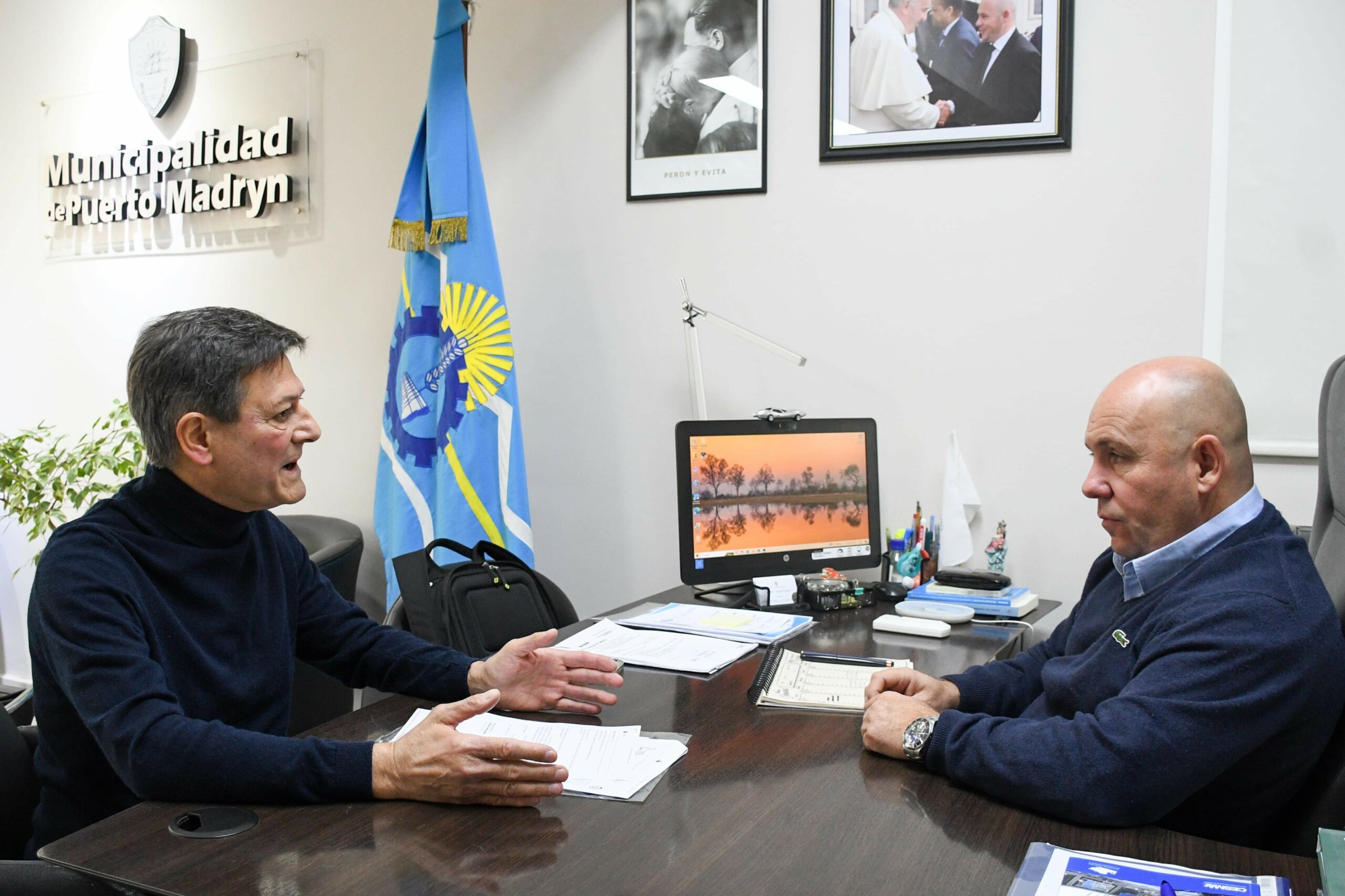 SASTRE RECIBIÓ AL DIPUTADO PROVINCIAL FABIÁN GANDÓN