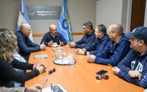 SASTRE RECIBIÓ A AUTORIDADES DE LA CONFEDERACIÓN FARMACÉUTICA ARGENTINA PARA QUE PUERTO MADRYN SEA SEDE DE LAS OLIMPÍADAS DE LA INSTITUCIÓN