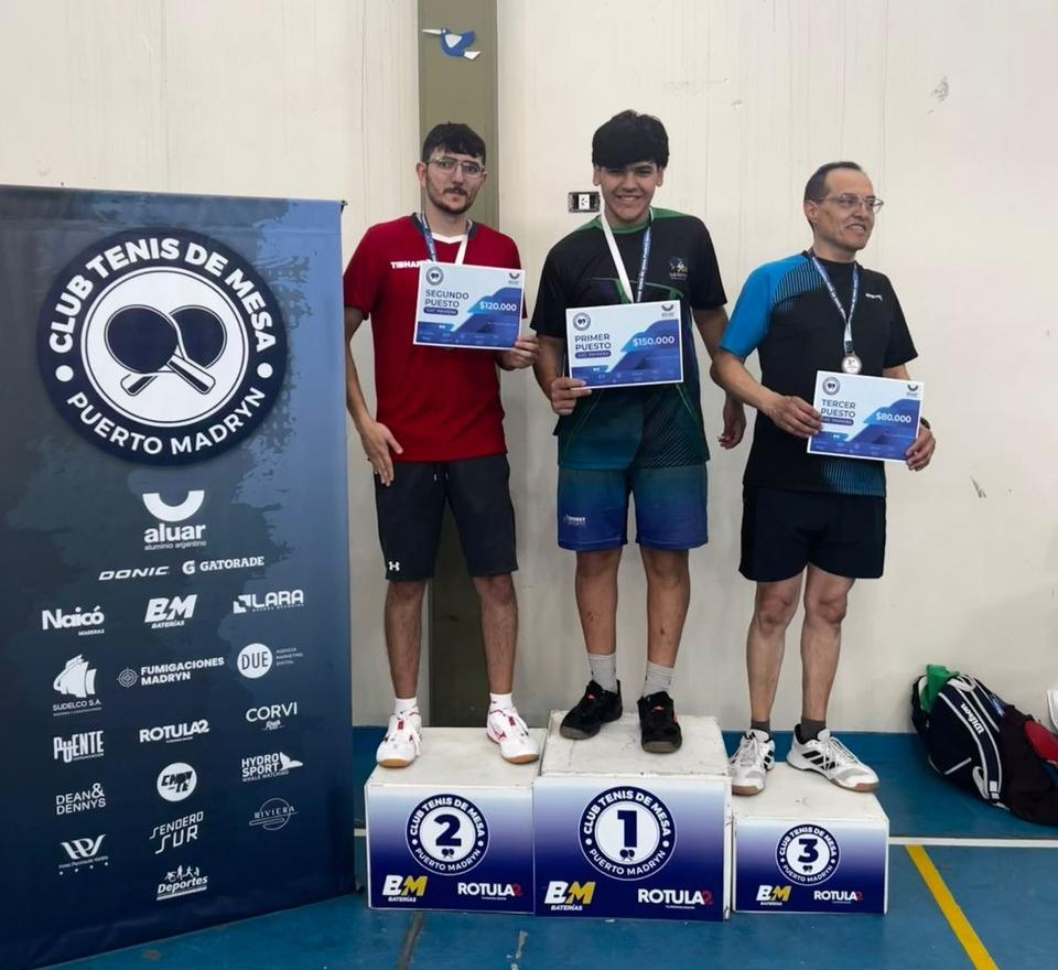ÉXITO TOTAL EN EL TORNEO PATAGÓNICO DE TENIS DE MESA EN PUERTO MADRYN