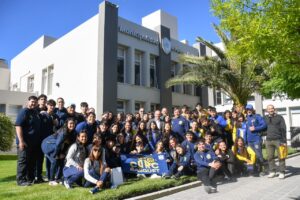 SASTRE RECIBIÓ A LA DELEGACIÓN DE ROSARIO CENTRAL QUE PARTICIPÓ DEL ENCUENTRO DE DEPORTE AMATEUR