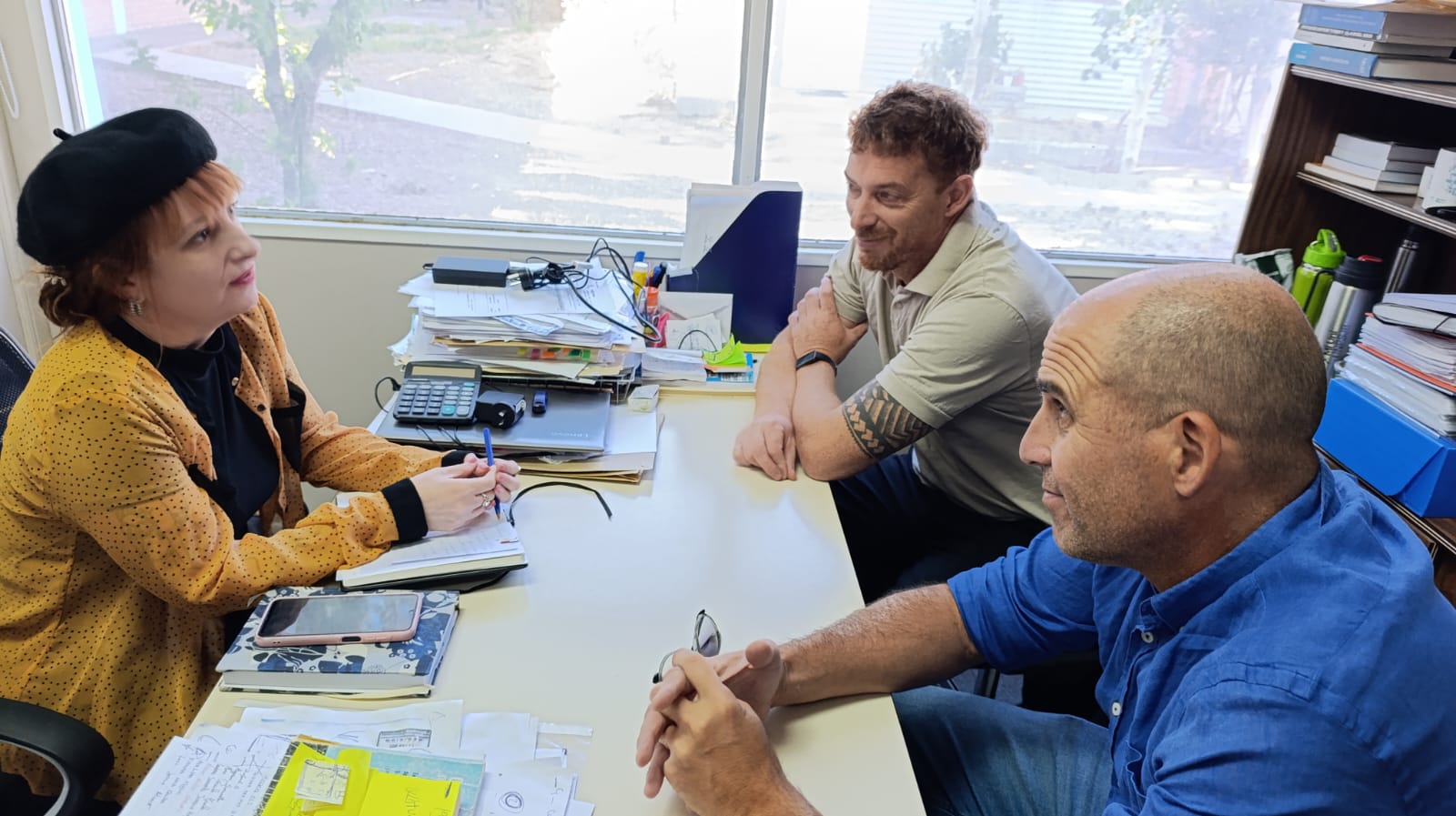 FUNCIONARIOS DE EDUCACIÓN SE REUNIERON CON LA NUEVA DELEGADA DE LA UNPSJB