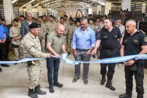 SASTRE DESTACÓ LA INAUGURACIÓN DE LA BASE DIVISIONAL DE SEGURIDAD RURAL