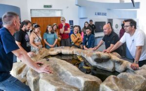 SASTRE RECIBIÓ A LOS CIENTÍFICOS QUE FUERON PARTE DE LA TRIPULACIÓN DE LA EXPEDICIÓN CIENTÍFICA MARINA DE LA QUE HABLÓ TODO EL MUNDO