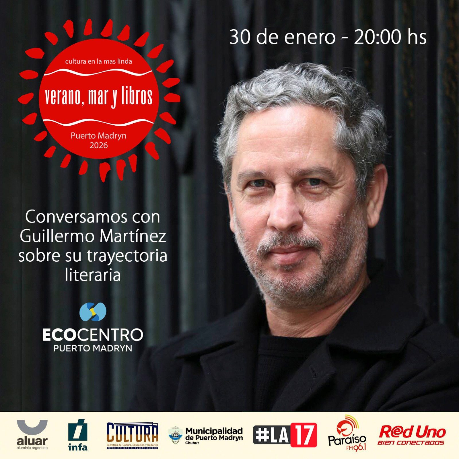 EL UNIVERSO LÓGICO DE LA FICCIÓN LLEGA A PUERTO MADRYN CON GUILLERMO MARTÍNEZ