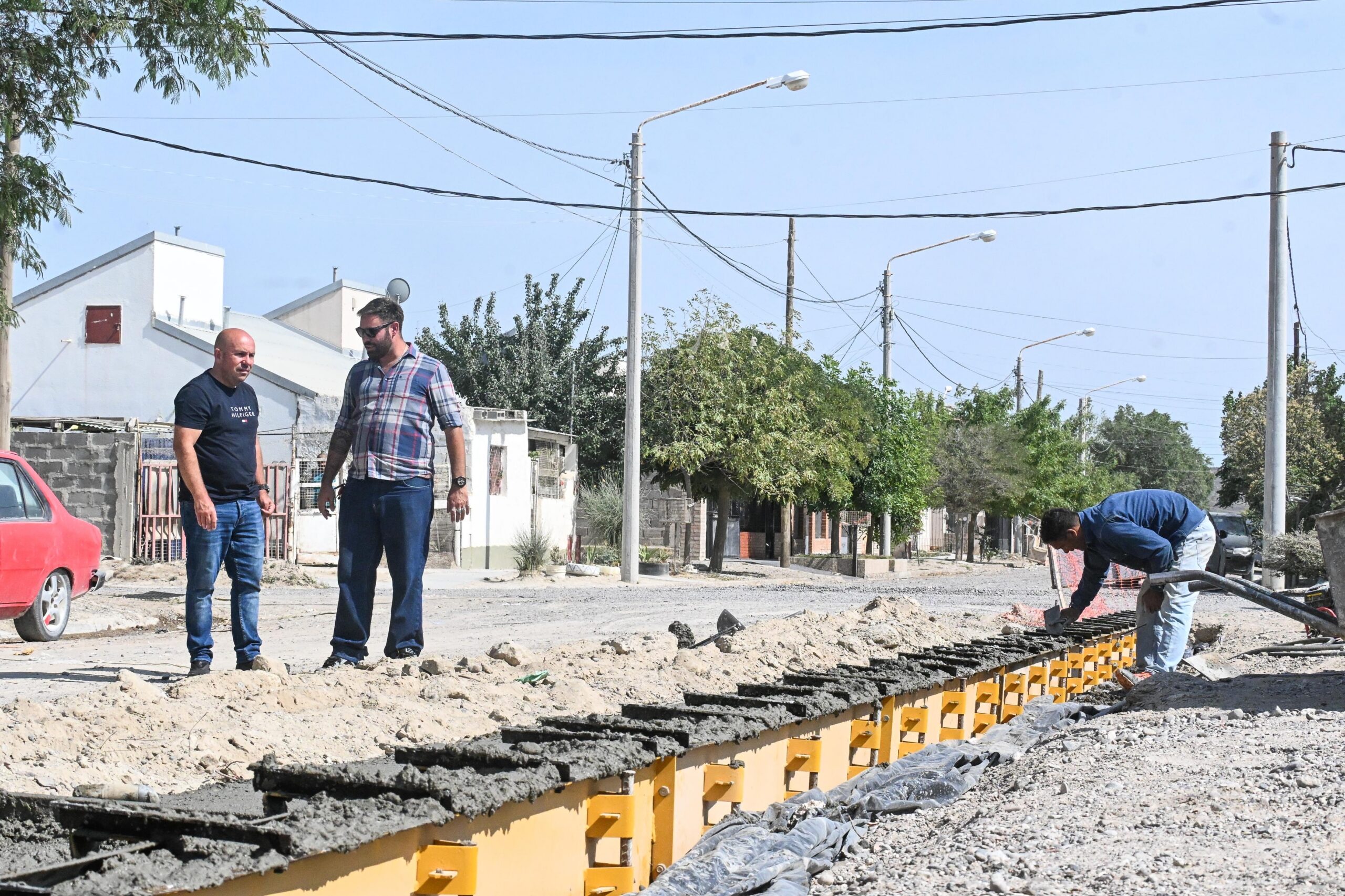 SASTRE SUPERVISÓ LAS OBRAS DE PUESTA EN VALOR DE LA PLAZA “LA TORTUGUITA”