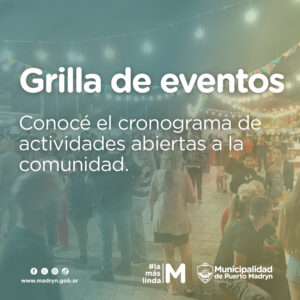 AGENDA DEL FIN DE SEMANA EN PUERTO MADRYN
