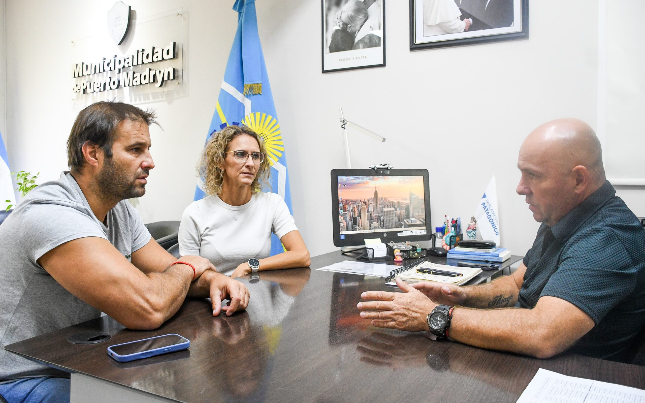 GUSTAVO SASTRE RECIBIÓ AL MINISTRO DE TURISMO DE CHUBUT