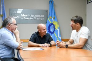 SASTRE RECIBIÓ AL MINISTRO DE PRODUCCIÓN DE CHUBUT