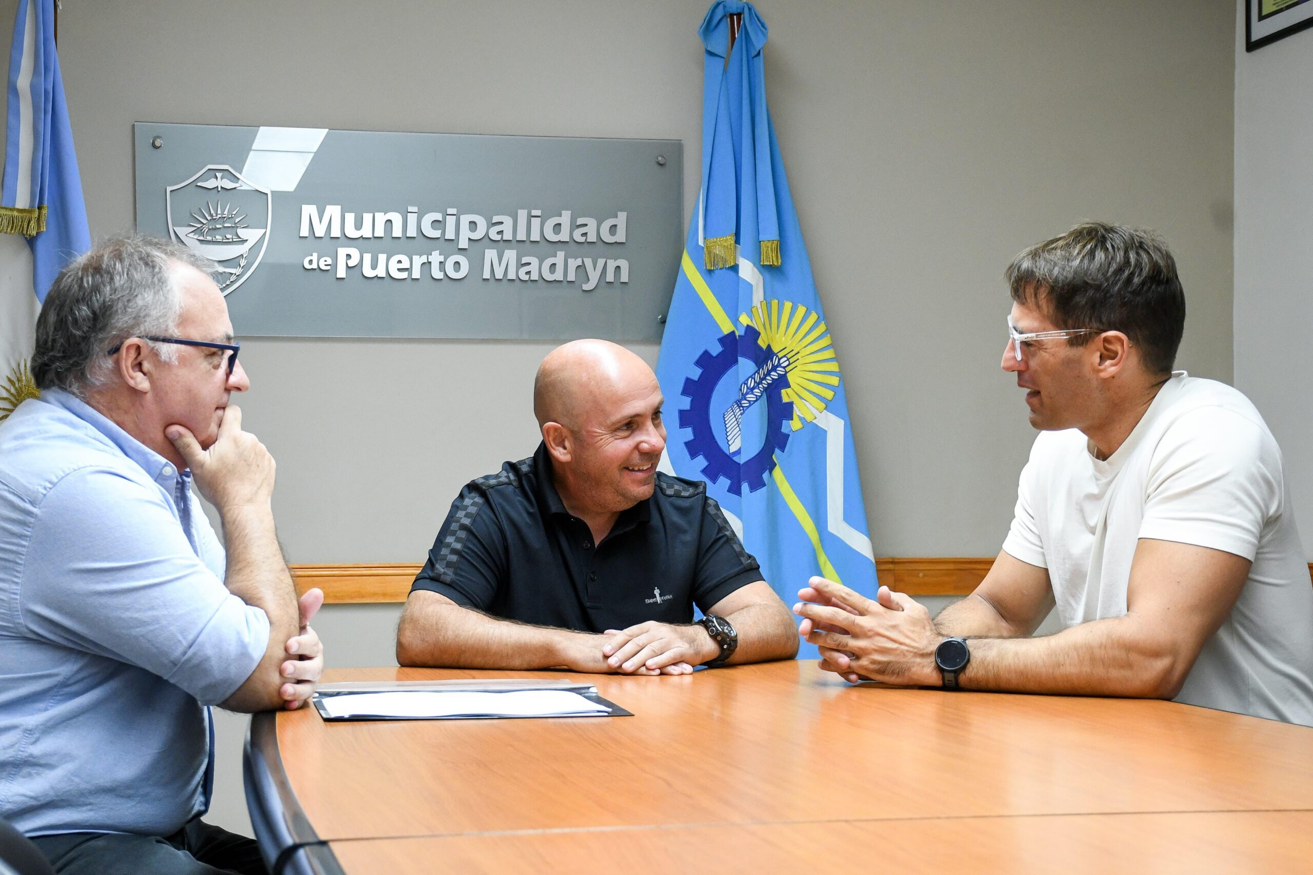 SASTRE RECIBIÓ AL MINISTRO DE PRODUCCIÓN DE CHUBUT