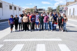 EL INTENDENTE CONTINÚA INAUGURANDO CALLES DE ADOQUINADO EN LOS DISTINTOS BARRIOS
