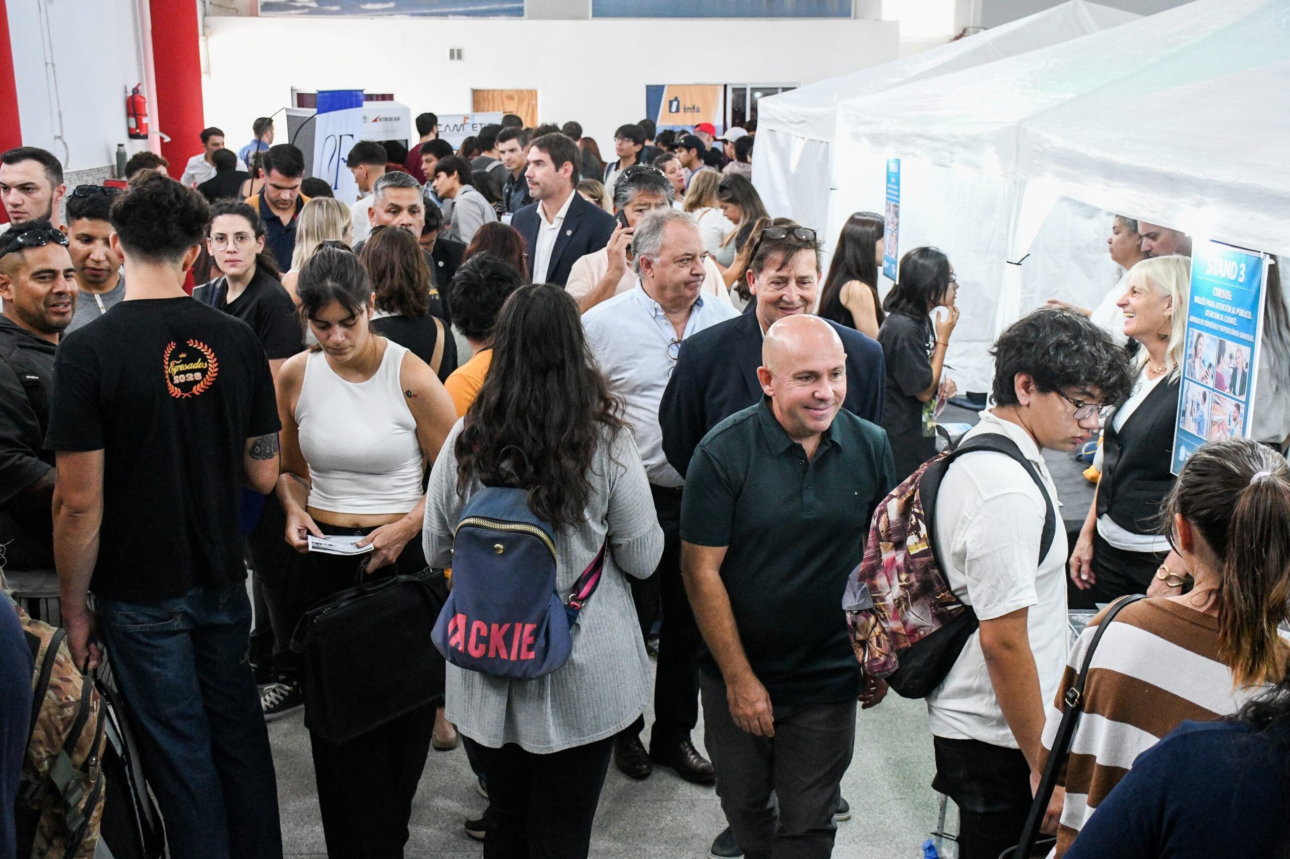 SASTRE DESTACÓ LA CONVOCATORIA QUE TUVO LA EXPO EMPLEO EN PUERTO MADRYN