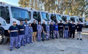 SASTRE PARTICIPÓ DE LA PRESENTACIÓN DE LA NUEVA FLOTA DE CAMIONES DE ASHIRA