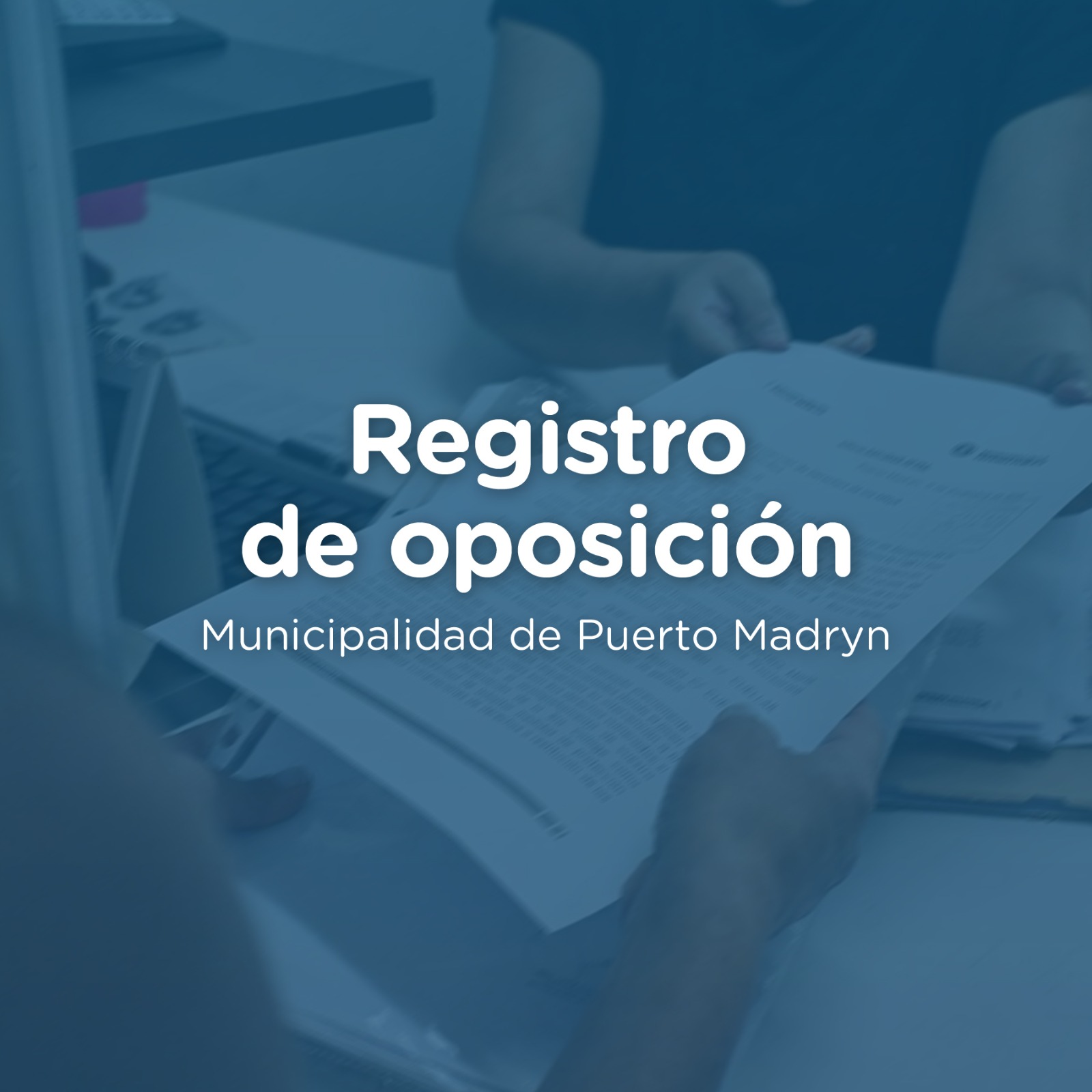 REGISTRO DE OPOSICIÓN – PAVIMENTACIÓN CALLE GUTYN EBRILL ENTRE AVDA. ROCA Y J.M. THOMAS