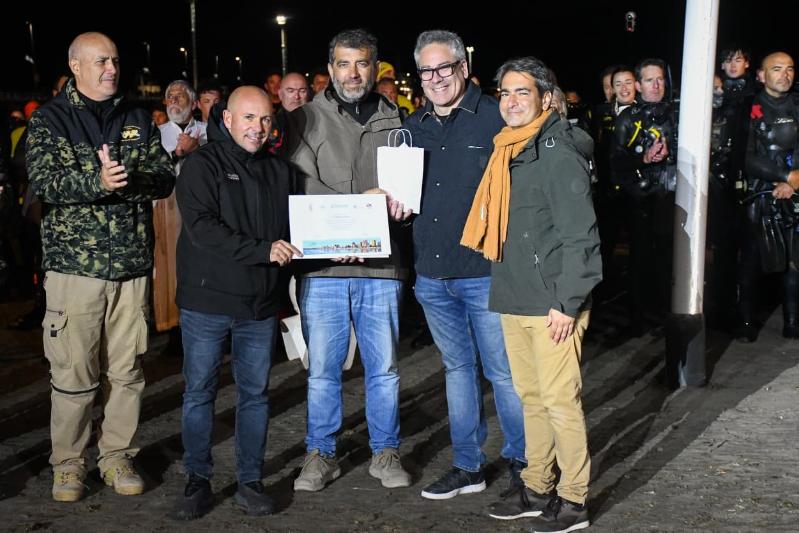 SASTRE PARTICIPÓ DE LA 22° EDICIÓN DEL VÍA CRUCIS SUBMARINO