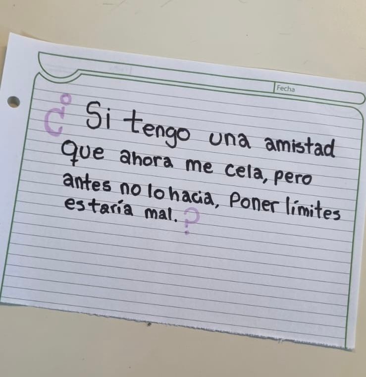 CONTINÚA EL CICLO DE TALLERES “LÍMITES QUE CUIDAN: EL VALOR DEL NO” EN ESCUELAS SECUNDARIAS