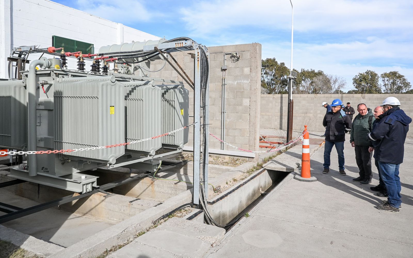 SASTRE DESTACÓ LA MILLONARIA INCORPORACIÓN DEL NUEVO TRANSFORMADOR EN LA ESTACIÓN TRANSFORMADORA NORTE