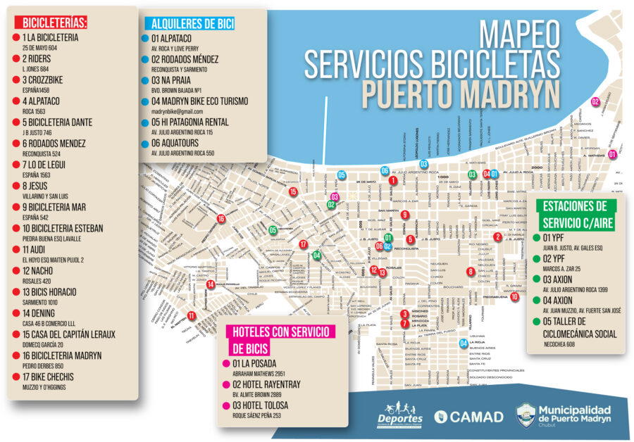 Mapeo de bicicletas